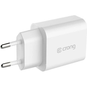 Ładowarka sieciowa Crong USB-C Travel Charger USB-C Power Delivery 20W (biały)