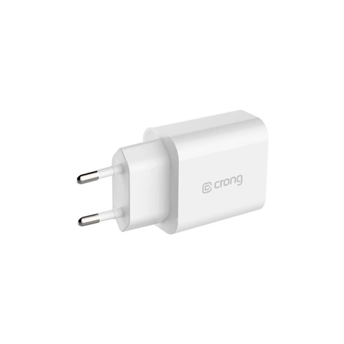 Kup Ładowarka sieciowa Crong USB-C Travel Charger USB-C Power Delivery 20W (biały) - CRG311 - {ean13} - Sklep Home Screen