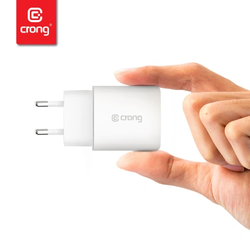 Kup Ładowarka sieciowa Crong USB-C Travel Charger USB-C Power Delivery 20W (biały) - CRG311 - {ean13} - Sklep Home Screen