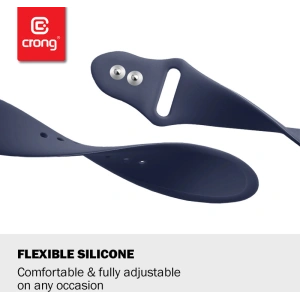 Pasek Crong Liquid Apple Watch 4/5/6/7/SE/8/9/10 40/41/42mm (bílý)
