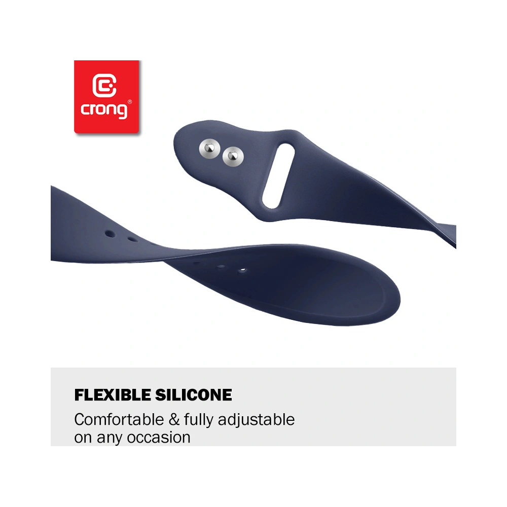 Pasek Crong Liquid Apple Watch 4/5/6/7/SE/8/9/10 40/41/42mm (koralowy)