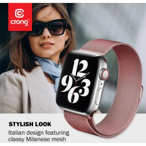 Kup Armband Crong Milano Steel Apple Watch 4/5/6/7/SE/8/9 40/41mm (Roségold) - CRG318 - {ean13} - Sklep Home Screen