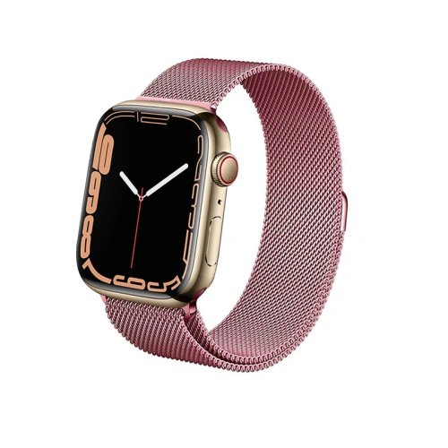 Kup Bransoleta Crong Milano Steel Apple Watch 4/5/6/7/SE/8/9 40/41mm (růžové zlato) - CRG318 - {ean13} - Sklep Home Screen