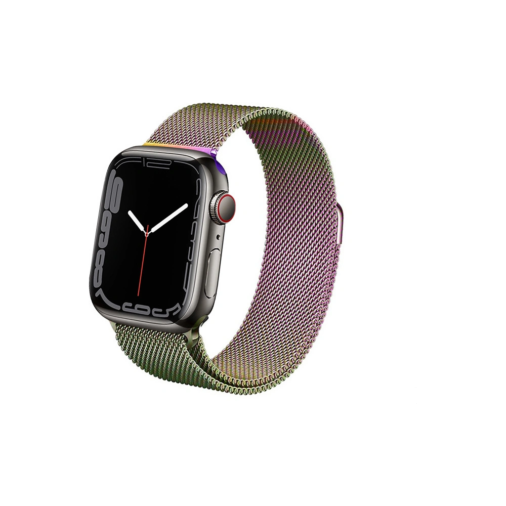 Bransoleta Crong Milano Steel Apple Watch 4/5/6/7/SE/8/9 40/41mm (opalizujący)