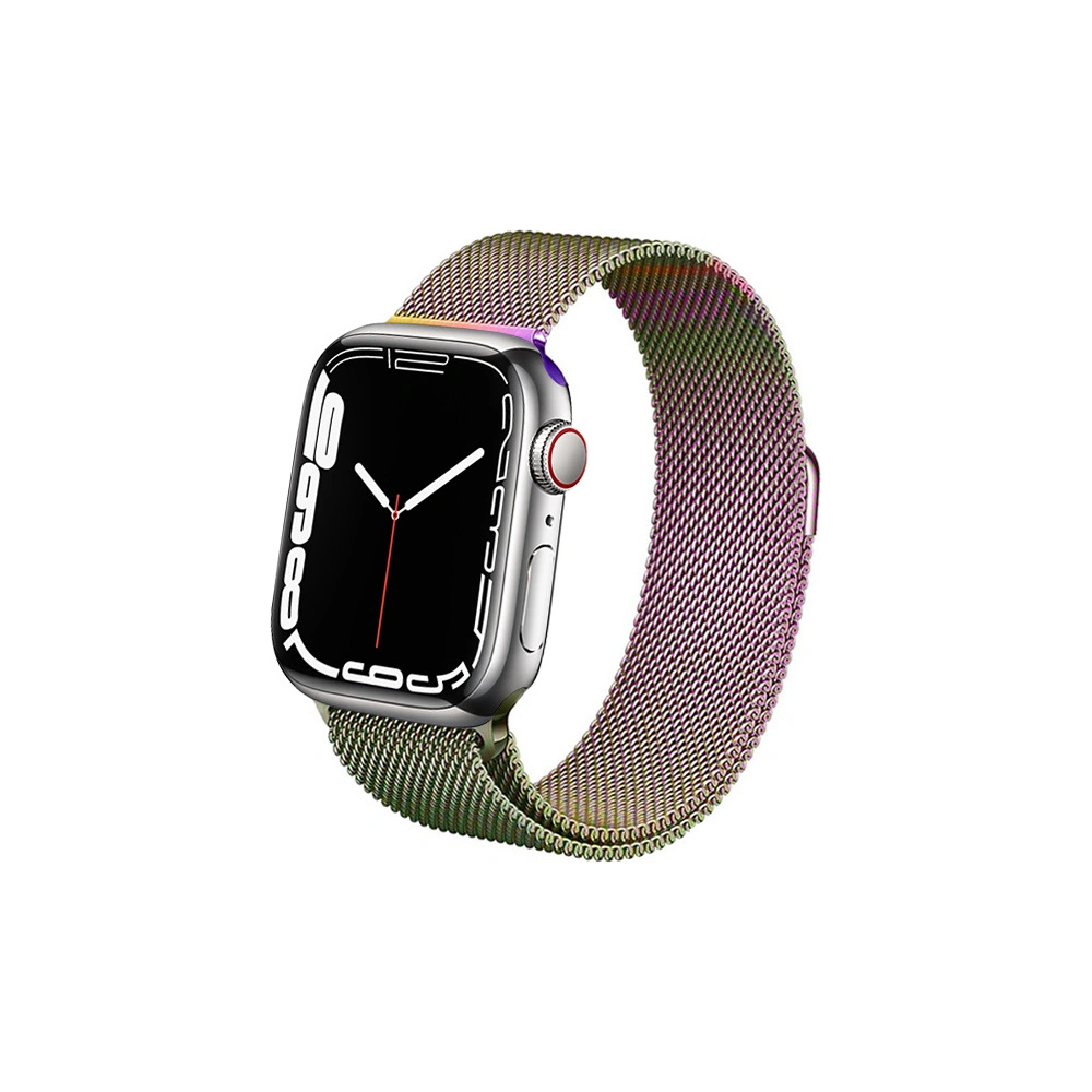 Bransoleta Crong Milano Steel Apple Watch 4/5/6/7/SE/8/9 40/41mm (opalizujący)