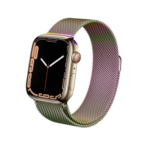 Kup Bransoleta Crong Milano Steel Apple Watch 4/5/6/7/SE/8/9 40/41mm (opalizujący) - CRG319 - {ean13} - Sklep Home Screen