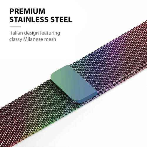 Kup Bransoleta Crong Milano Steel Apple Watch 4/5/6/7/SE/8/9 40/41mm (opálos) - CRG319 - {ean13} - Sklep Home Screen