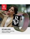 Kup Bransoleta Crong Milano Steel Apple Watch 4/5/6/7/SE/8/9 40/41mm (opalizujący) - CRG319 - {ean13} - Sklep Home Screen