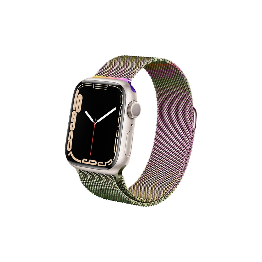 Bransoleta Crong Milano Steel Apple Watch 4/5/6/7/SE/8/9 40/41mm (opalizujący)