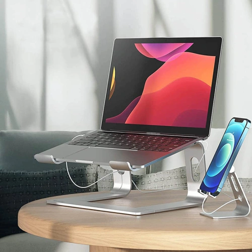 Buy Crong AluBench Aluminium Laptop Stand (silver) - CRG320 - {ean13} - Home Screen Store Europe