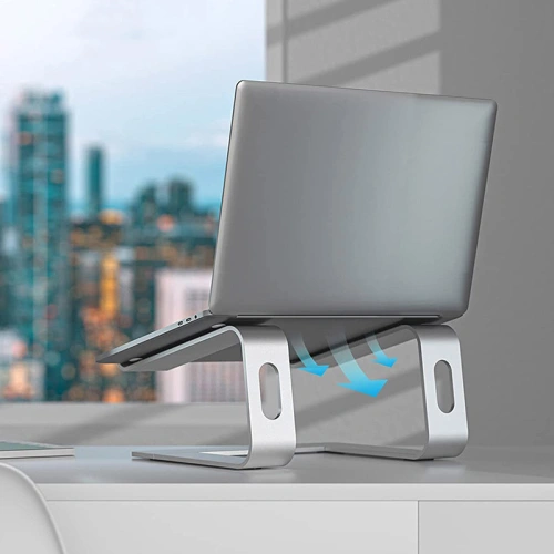 Kup Aluminium-Laptopständer Crong AluBench (silber) - CRG320 - {ean13} - Sklep Home Screen