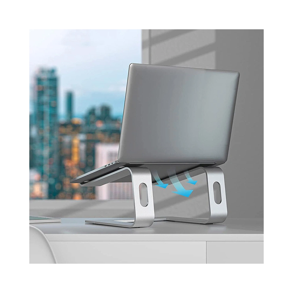 Podstawka pod laptopa aluminiowa Crong AluBench (srebrny)