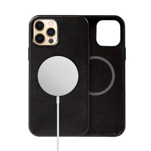 Kup Etui Crong Essential Cover Magnetic MagSafe Apple iPhone 12 Pro Max (czarny) - CRG337 - {ean13} - Sklep Home Screen