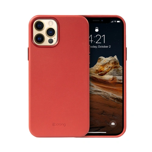 Kup Etui Crong Essential Cover Magnetic MagSafe Apple iPhone 12 Pro Max (piros) - CRG338 - {ean13} - Sklep Home Screen