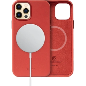Kup Etui Crong Essential Cover Magnetic MagSafe Apple iPhone 12 Pro Max (czerwony) - CRG338 - {ean13} - Sklep Home Screen