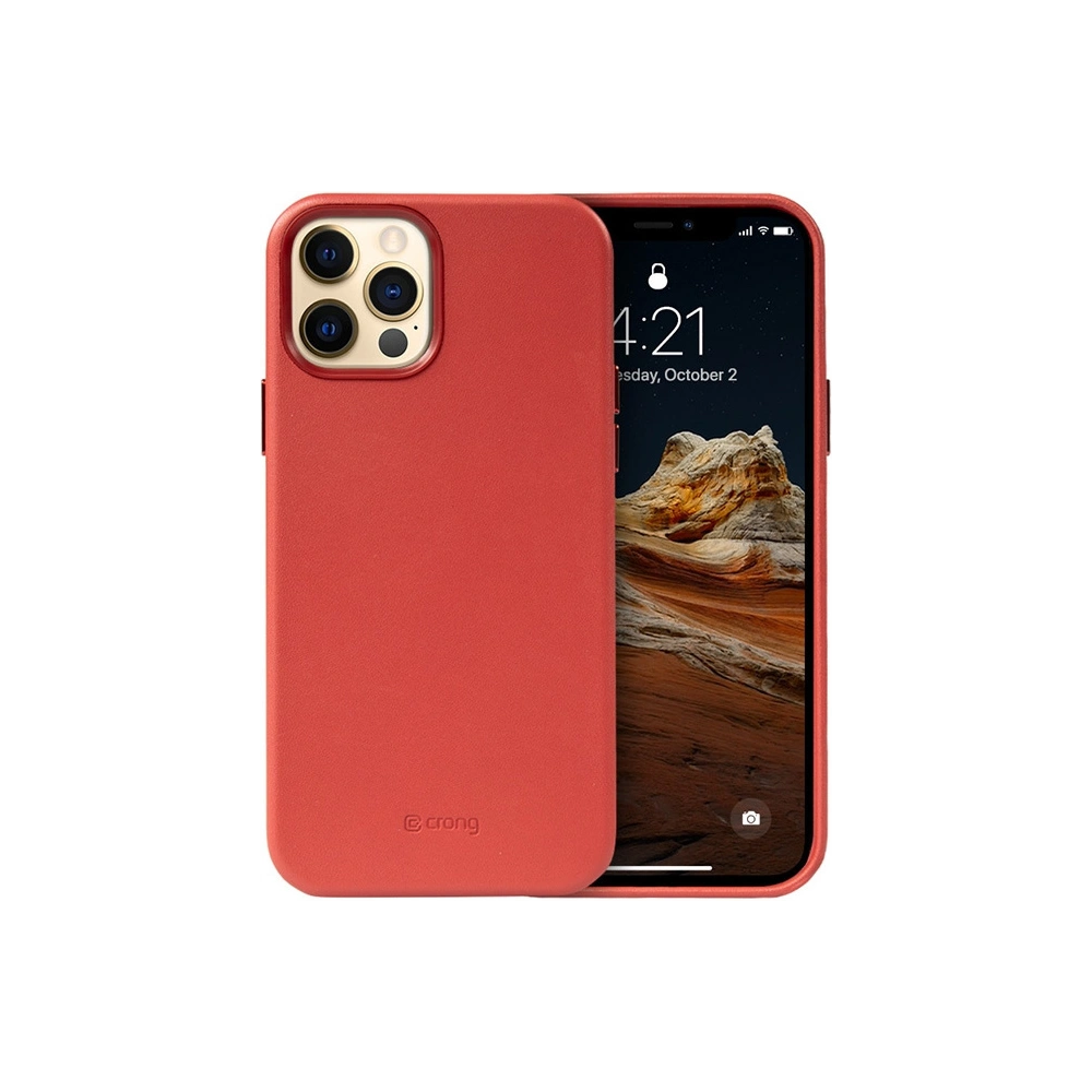 Etui Crong Essential Cover Apple iPhone 12 Pro Max (czerwony)