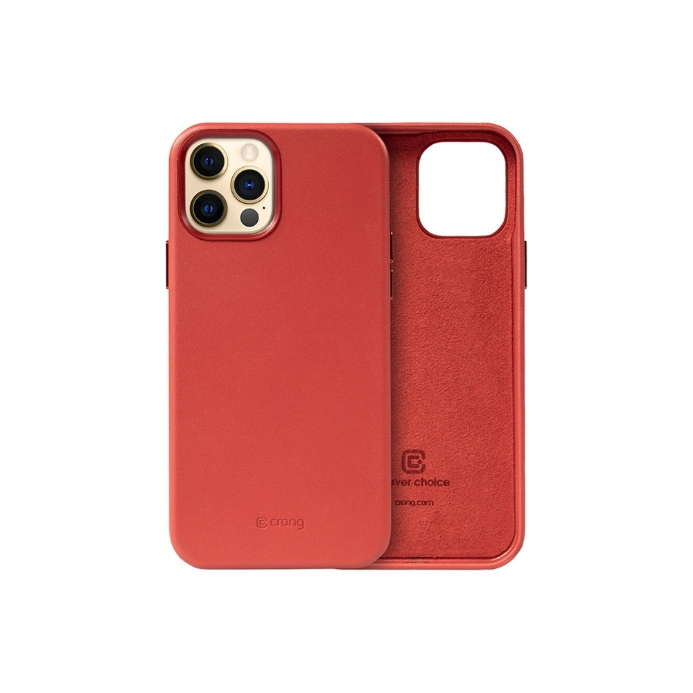 Etui Crong Essential Cover Apple iPhone 12 Pro Max (czerwony)