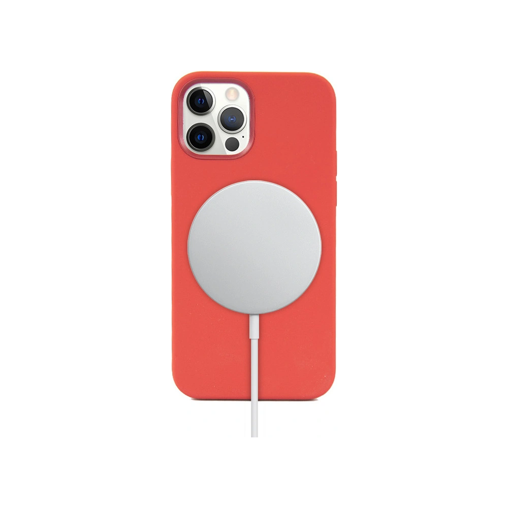 Etui Crong Color Cover Magnetic MagSafe Apple iPhone 12/12 Pro (czerwony)