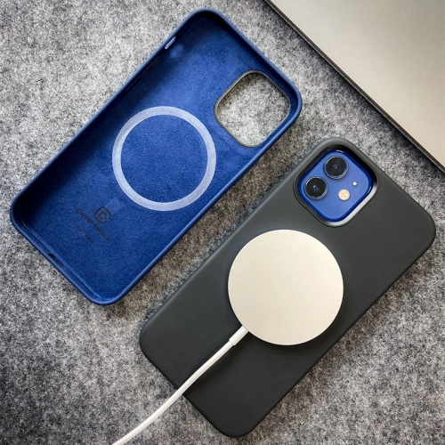 Kup Etui Crong Színes Borító Magnetic MagSafe Apple iPhone 12 Pro Max (fekete) - CRG347 - {ean13} - Sklep Home Screen