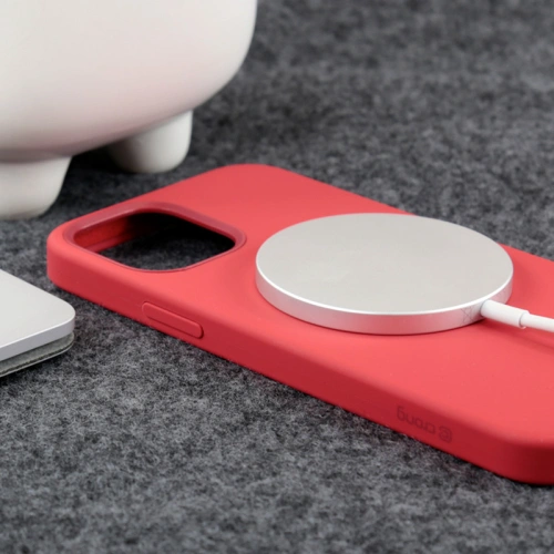 Kup Etui Crong Color Cover Magnetic MagSafe Apple iPhone 12 Pro Max (roșu) - CRG348 - {ean13} - Sklep Home Screen