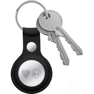 Kup Brelok Crong Leather Case with Key Ring Apple AirTag (czarny) - CRG352 - {ean13} - Sklep Home Screen