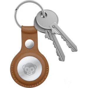 Kup Brelok Crong Leather Case with Key Ring Apple AirTag (brązowy) - CRG353 - {ean13} - Sklep Home Screen