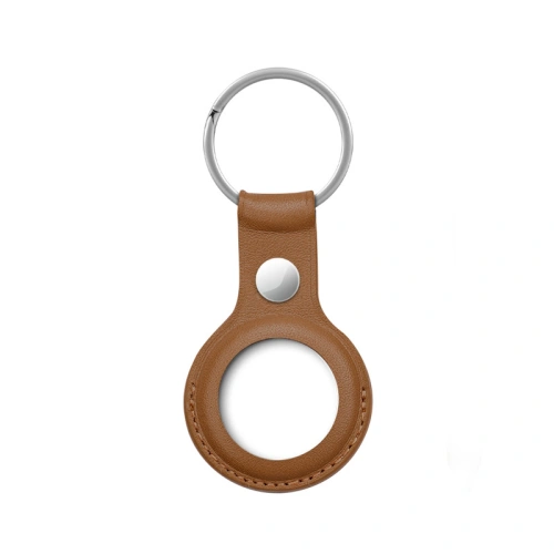 Kup Brelok Crong Leather Case with Key Ring Apple AirTag (brązowy) - CRG353 - {ean13} - Sklep Home Screen