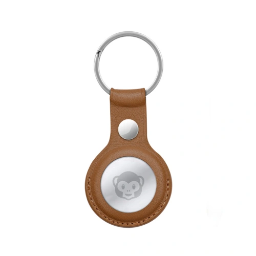 Kup Brelok Crong Leather Case with Key Ring Apple AirTag (brązowy) - CRG353 - {ean13} - Sklep Home Screen