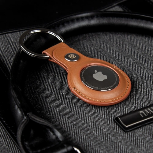 Kup Brelok Crong Leather Case with Key Ring Apple AirTag (brązowy) - CRG353 - {ean13} - Sklep Home Screen