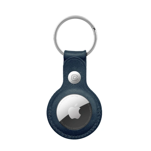 Buy Crong Leather Case with Key Ring Apple AirTag (navy blue) - CRG354 - {ean13} - Home Screen Store Europe