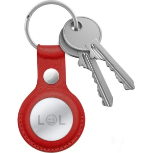 Kup Brelok Crong Leather Case with Key Ring Apple AirTag (czerwony) - CRG355 - {ean13} - Sklep Home Screen