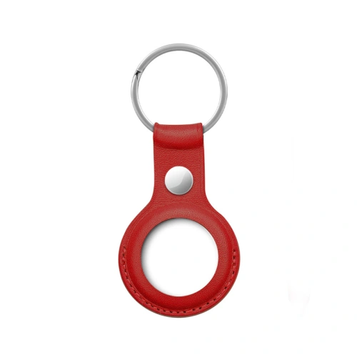 Buy Crong Leather Case with Key Ring Apple AirTag (red) - CRG355 - {ean13} - Home Screen Store Europe