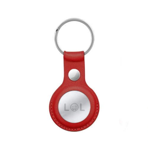 Kup Brelok Crong Leather Case with Key Ring Apple AirTag (czerwony) - CRG355 - {ean13} - Sklep Home Screen