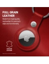 Kup Brelok Crong Leather Case with Key Ring Apple AirTag (czerwony) - CRG355 - {ean13} - Sklep Home Screen