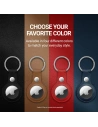 Buy Crong Leather Case with Key Ring Apple AirTag (red) - CRG355 - {ean13} - Home Screen Store Europe