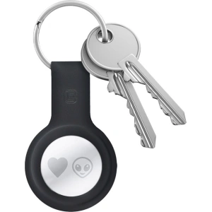 Kup Brelok Crong Silicone Case with Key Ring Apple AirTag (czarny) - CRG356 - {ean13} - Sklep Home Screen
