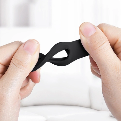 Kup Brelok Crong Silicone Case with Key Ring Apple AirTag (czarny) - CRG356 - {ean13} - Sklep Home Screen