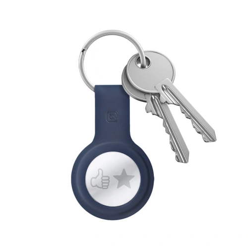 Kup Brelok Crong Silicone Case with Key Ring Apple AirTag (granatowy) - CRG357 - {ean13} - Sklep Home Screen