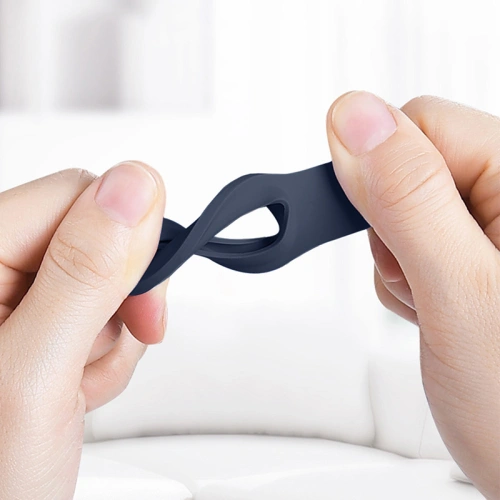 Buy Crong Silicone Case with Key Ring Apple AirTag (navy blue) - CRG357 - {ean13} - Home Screen Store Europe