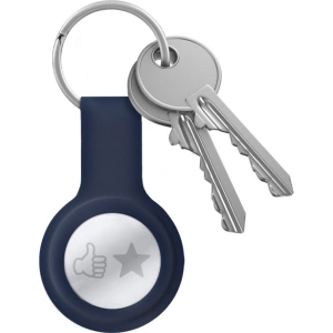Kup Brelok Crong Silicone Case with Key Ring Apple AirTag (granatowy) - CRG357 - {ean13} - Sklep Home Screen