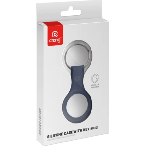 Kup Brelok Crong Silicone Case with Key Ring Apple AirTag (granatowy) - CRG357 - {ean13} - Sklep Home Screen