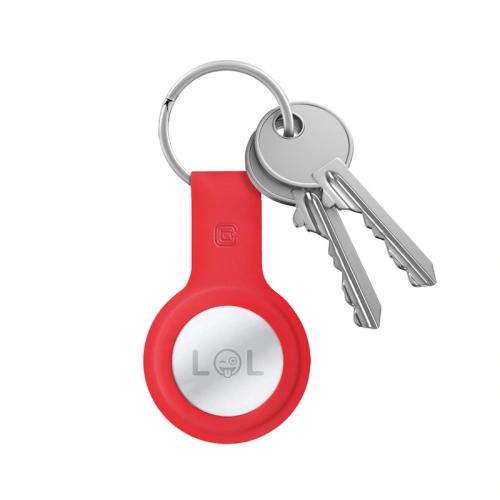 Buy Crong Silicone Case with Key Ring Apple AirTag (red) - CRG358 - {ean13} - Home Screen Store Europe