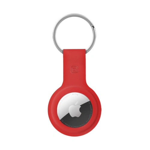 Kup Brelok Crong Silicone Case with Key Ring Apple AirTag (czerwony) - CRG358 - {ean13} - Sklep Home Screen