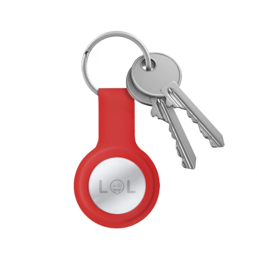 Buy Crong Silicone Case with Key Ring Apple AirTag (red) - CRG358 - {ean13} - Home Screen Store Europe