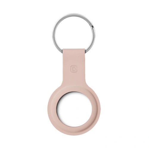 Kup Brelok Crong Silicone Case with Key Ring Apple AirTag (piaskowy róż) - CRG359 - {ean13} - Sklep Home Screen