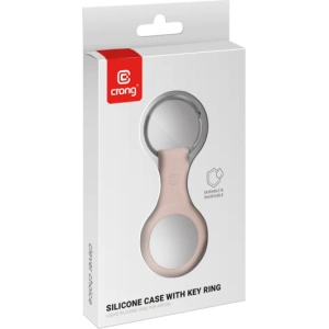 Kup Brelok Crong Silicone Case with Key Ring Apple AirTag (piaskowy róż) - CRG359 - {ean13} - Sklep Home Screen