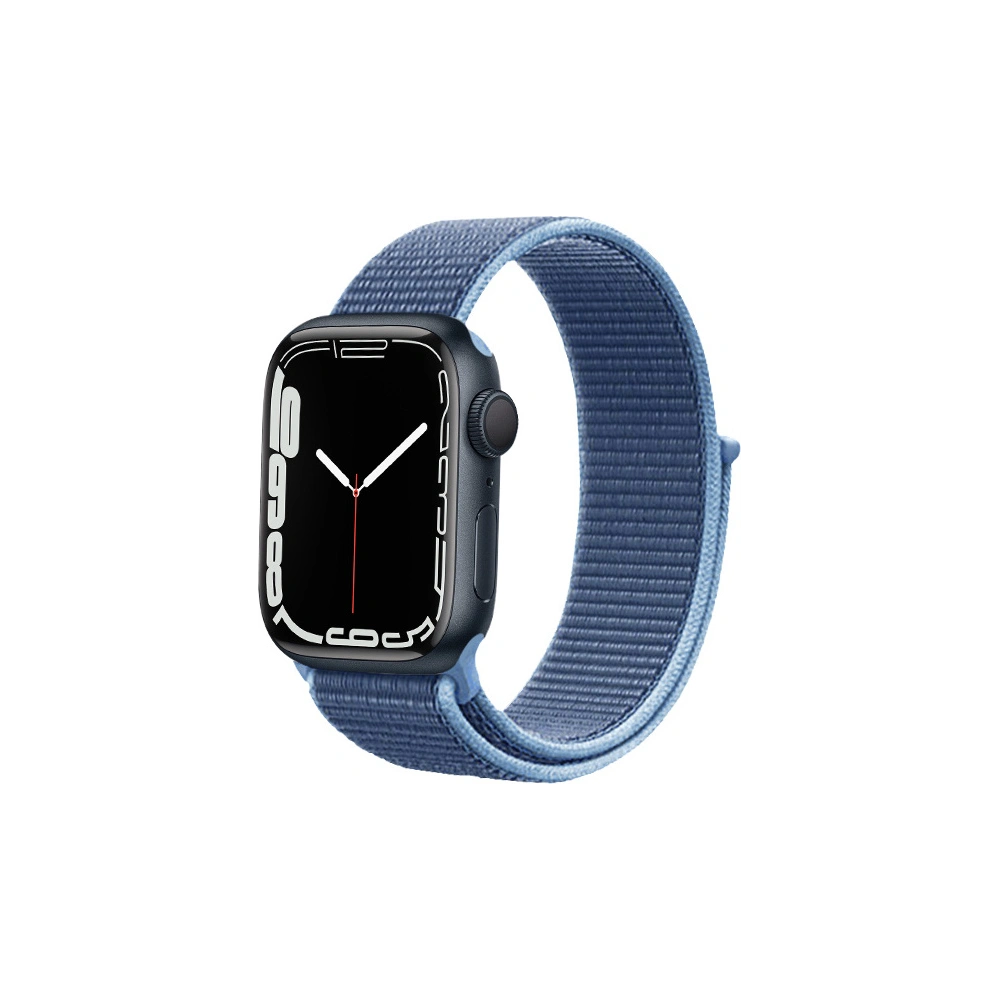 Pasek Crong Nylon Apple Watch 4/5/6/7/SE/8/9/10 40/41/42mm (Ocean Blue)