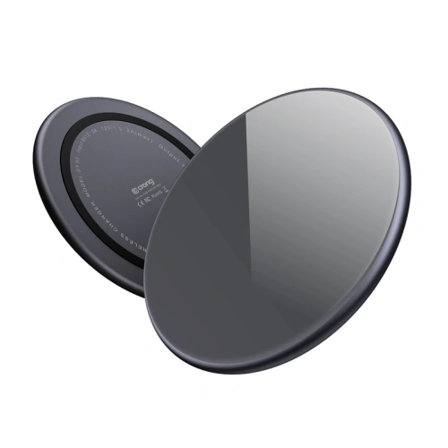 Kup Încărcător wireless Crong PowerSpot Fast Wireless Charger Qi 15W USB-C (Shadow Black) - CRG364 - {ean13} - Sklep Home Screen