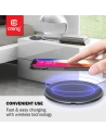 Buy Crong PowerSpot Fast Wireless Charger Qi 15W USB-C (Shadow Black) - CRG364 - {ean13} - Home Screen Store Europe