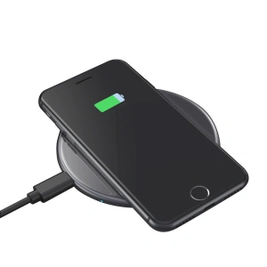 Kup Ładowarka bezprzewodowa Crong PowerSpot Fast Wireless Charger Qi 15W USB-C (Shadow Black) - CRG364 - {ean13} - Sklep Home Screen